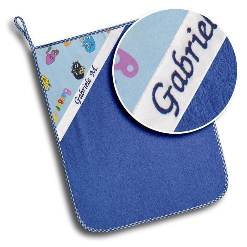 Asciugamano con nome asilo